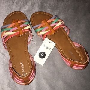 Cat & Jack Rainbow Sandals